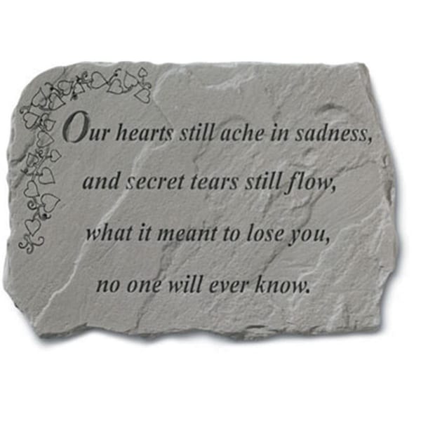 Kay Berry - Inc. Our Hearts Still Ache - Memorial 18 Inches x 13 Inches KA313575 - main